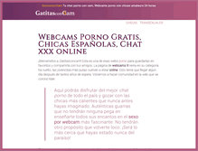 Tablet Screenshot of gatitasconcam.com